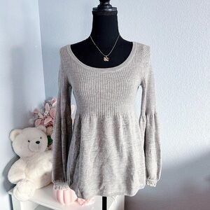 Juicy Couture Grey Babydoll Sweater
